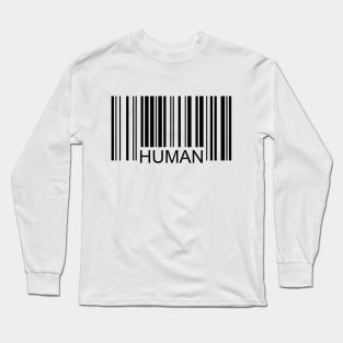 Human Barcode Long Sleeve T-Shirt